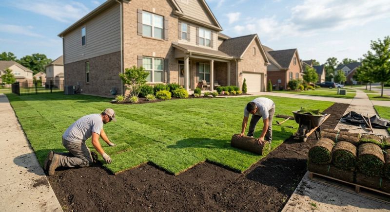 Yard Sod Installation in Aiken, SC
